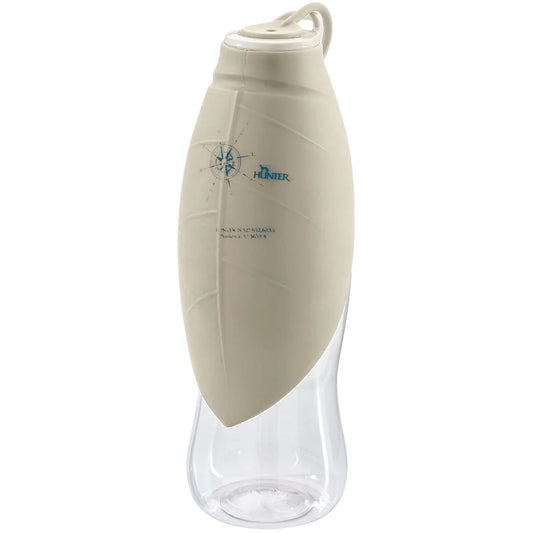 Outdoor Trinkflasche mit Silikonnapf beige