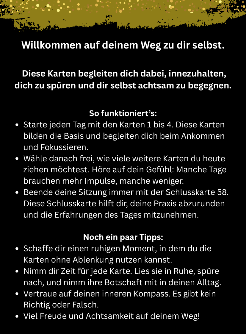 Kartenset: Achtsamkeit zum Mitnehmen - Der Weg zu Dir