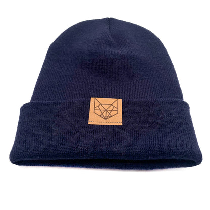 Heavyweight Long Beanie Navy