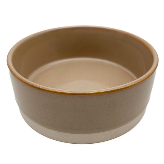 Keramiknapf Beige mit Rand 400ml