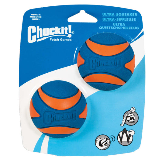 Ultra Squeaker Ball M 2er Pack