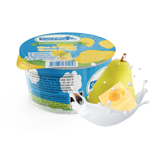 Hundeeis Käse & Birne