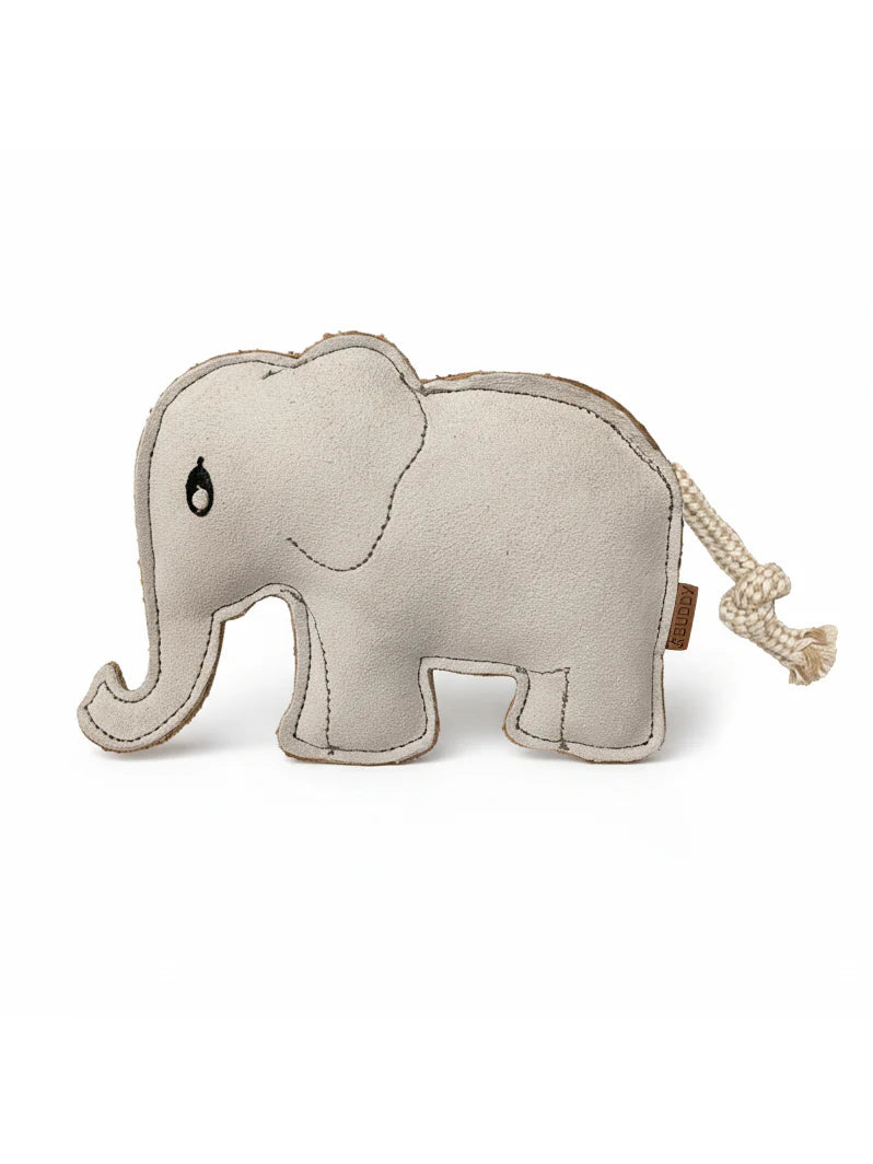 Hundespielzeug aus Leder Elefant