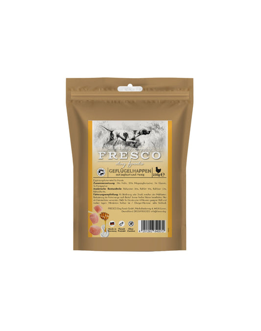Geflügelhappen mit Joghurt und Honig 100g