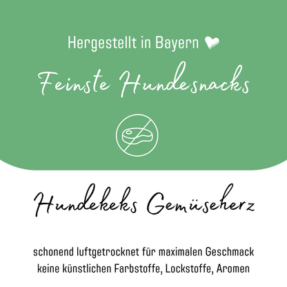 Hundekeks Gemüseherz 150g