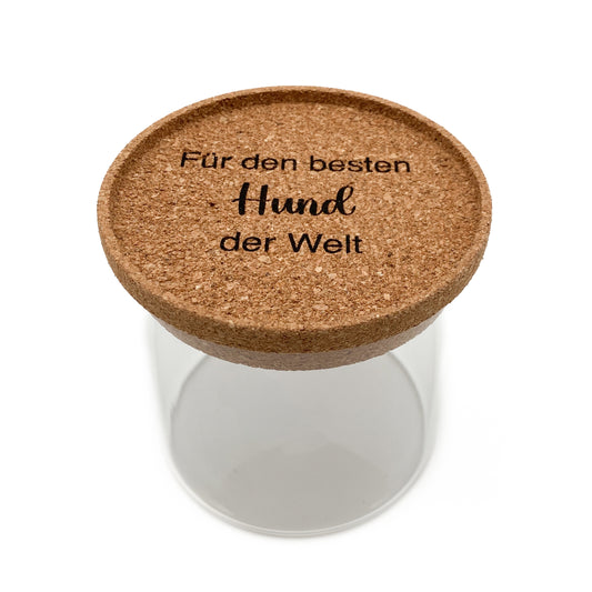 Glas "Für den besten Hund der Welt"