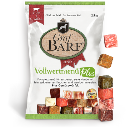 Vollwertmenü Plus Rind 2500g