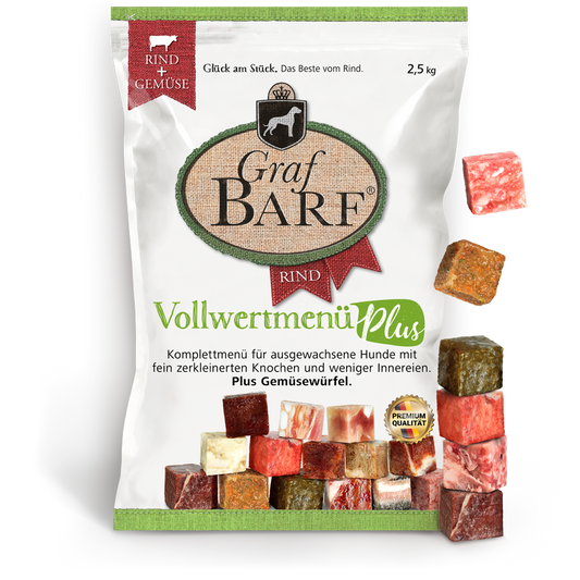 Vollwertmenü Plus Rind 2500g