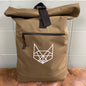 Recycled Roll-Top Rucksack Military Green