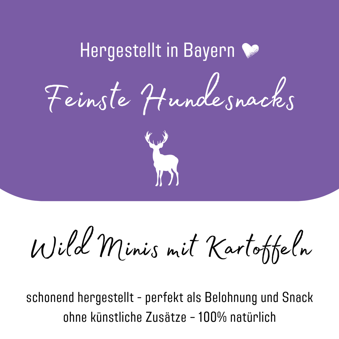 Wild Minis mit Kartoffeln