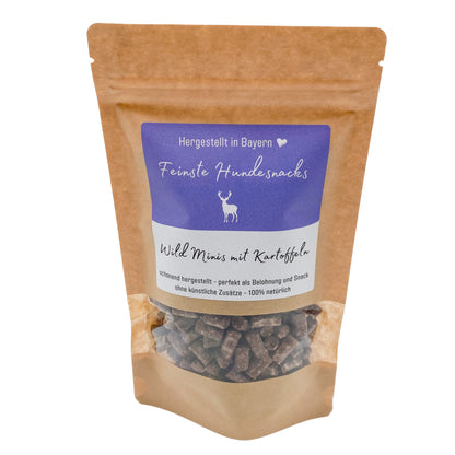 Wild Minis mit Kartoffeln