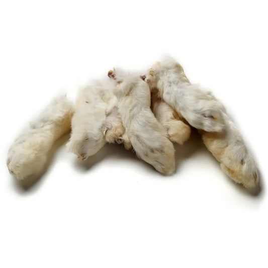 Kaninchen-Pfoten mit Fell 100g