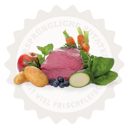Dosenfleisch-Menü Lamm