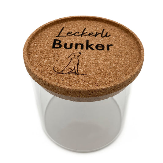 Glas "Leckerli Bunker"