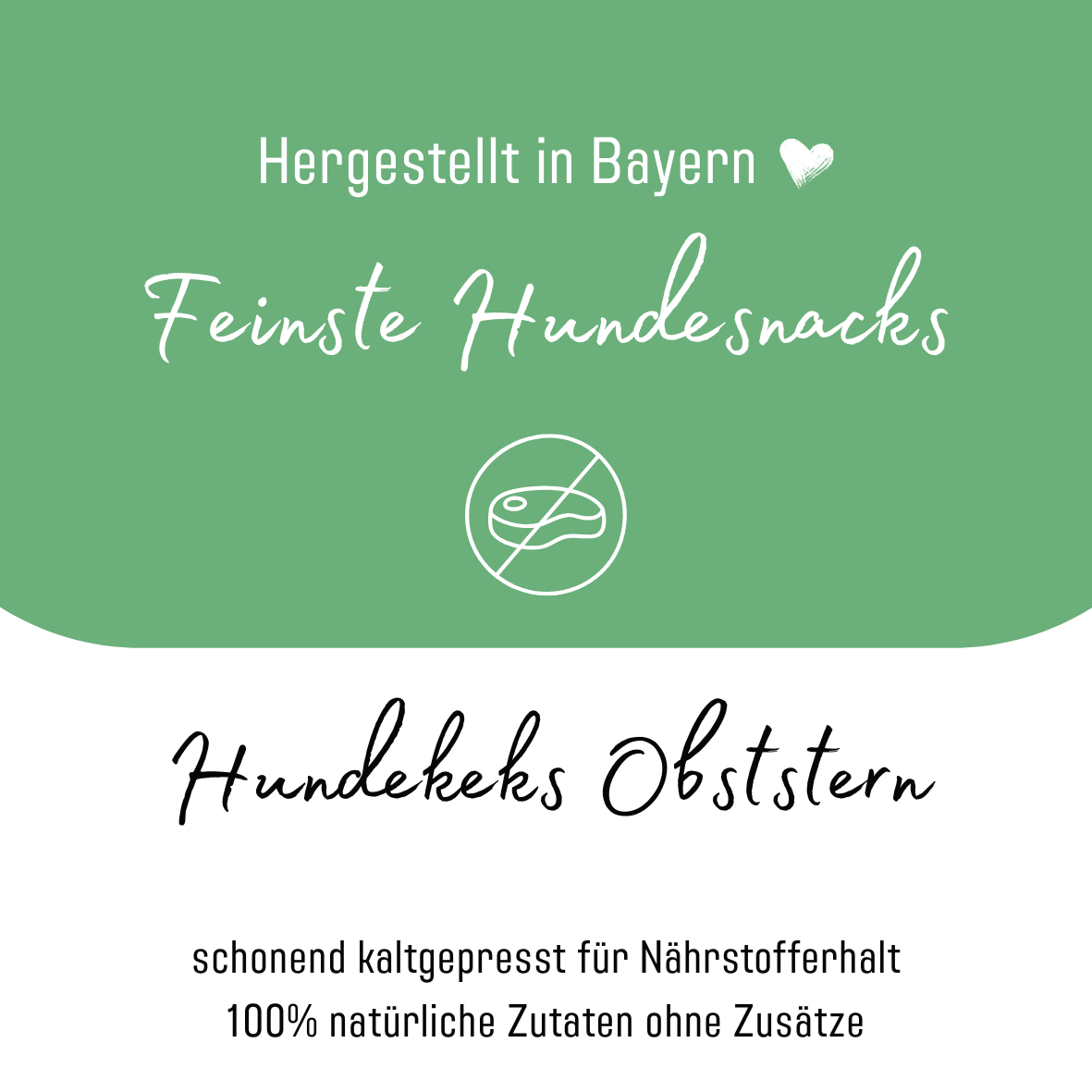 Hundekeks Obststern
