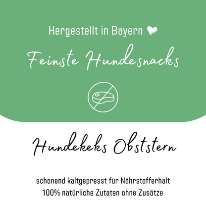 Hundekeks Obststern