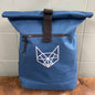 Recycled Roll-Top Rucksack Petrol