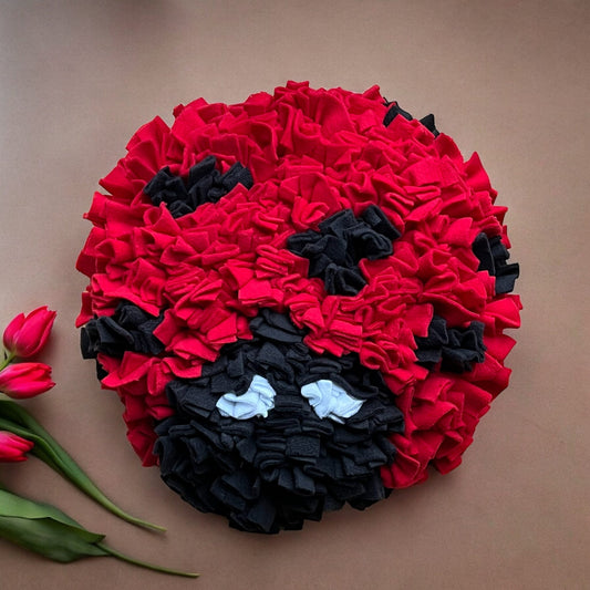 Großer Schnüffelteppich Marienkäfer