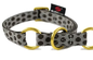 Schlupfhalsband Dots Grey-Brown Golden small