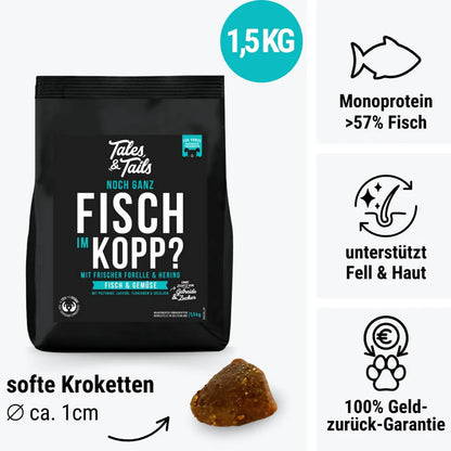 Noch ganz Fisch im Kopp - Softes Trockenfutter 1,5kg