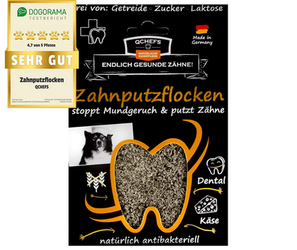 Zahnputzflocken Hund