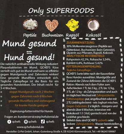 Zahnputzflocken Hund