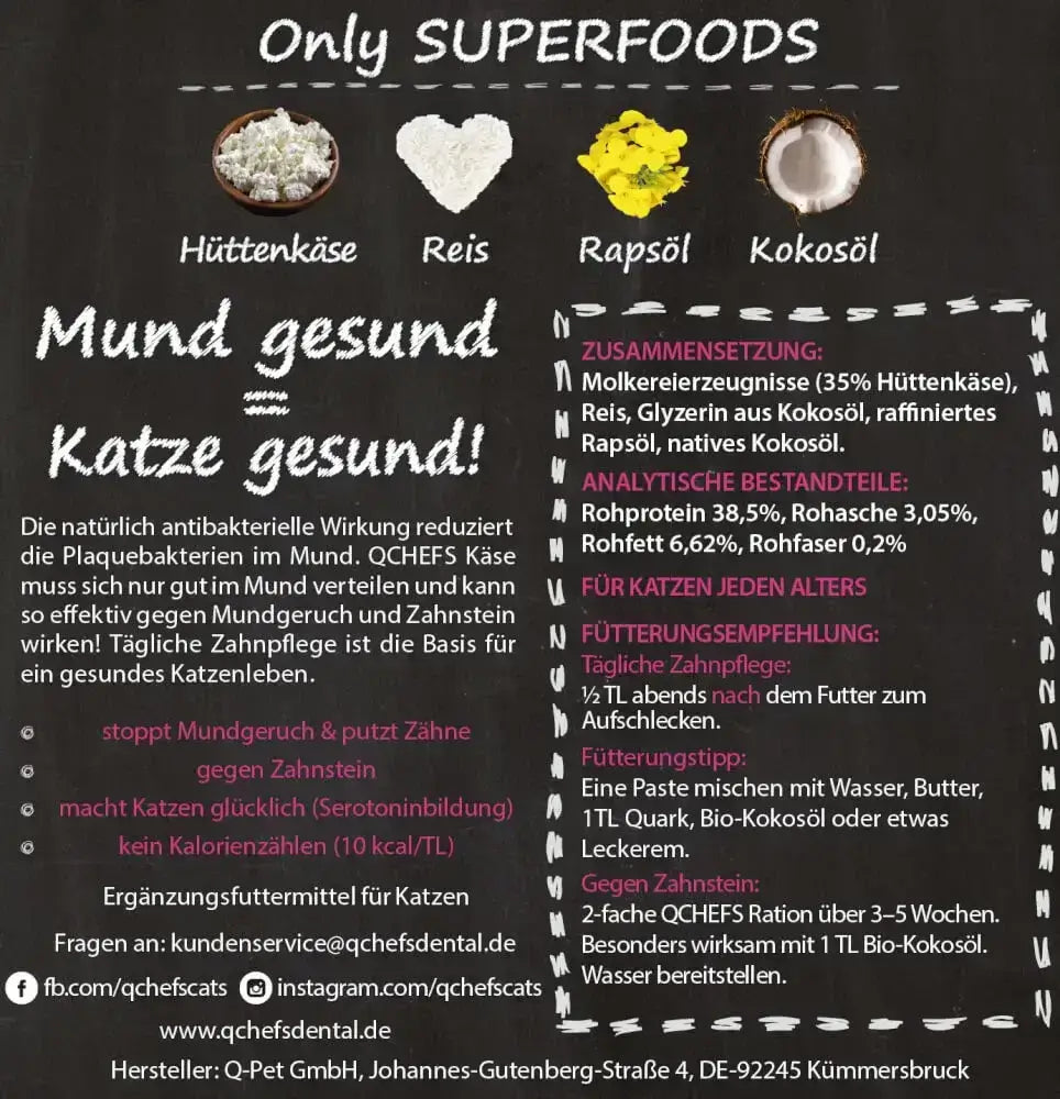 Zahnputzflocken Katze