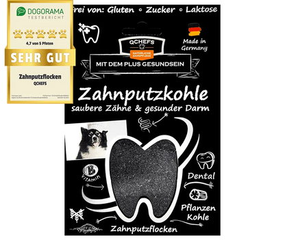 Zahnputzkohle Hund