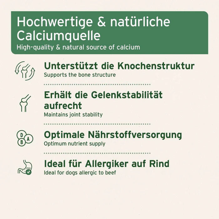 BARF-Line Gemahlene Knochen vom Pferd 500 g