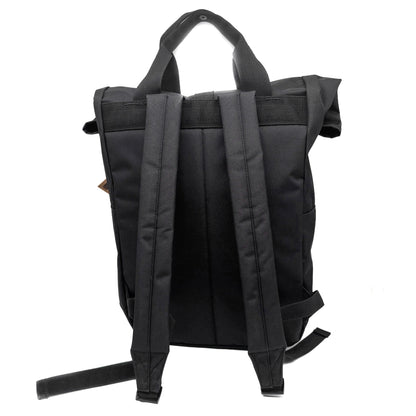 Twin Handle Roll-Top Rucksack Black