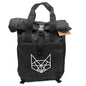 Twin Handle Roll-Top Rucksack Black