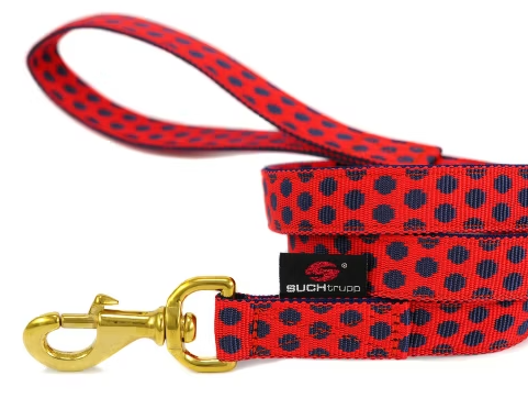 Cityleine Dots Red-Darkblue medium-large