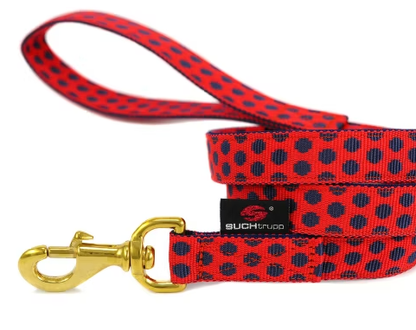 Cityleine Dots Red-Darkblue medium-large