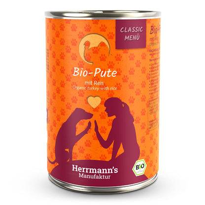 Bio-Pute mit Reis