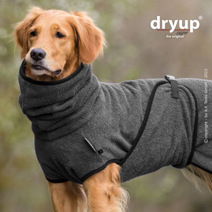 Dryup Cape Bademantel Anthrazit