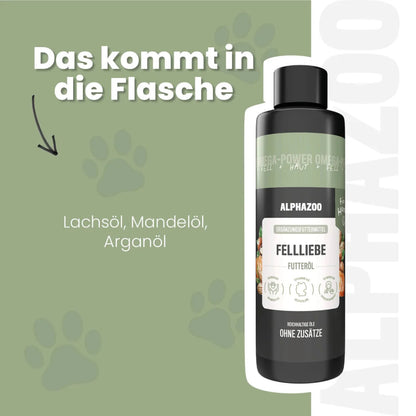 Fellliebe Futteröl für Hunde 250ml