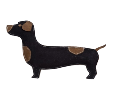 Lederspielzeug Dackel