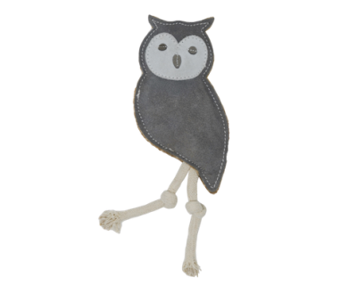 Lederspielzeug Eule