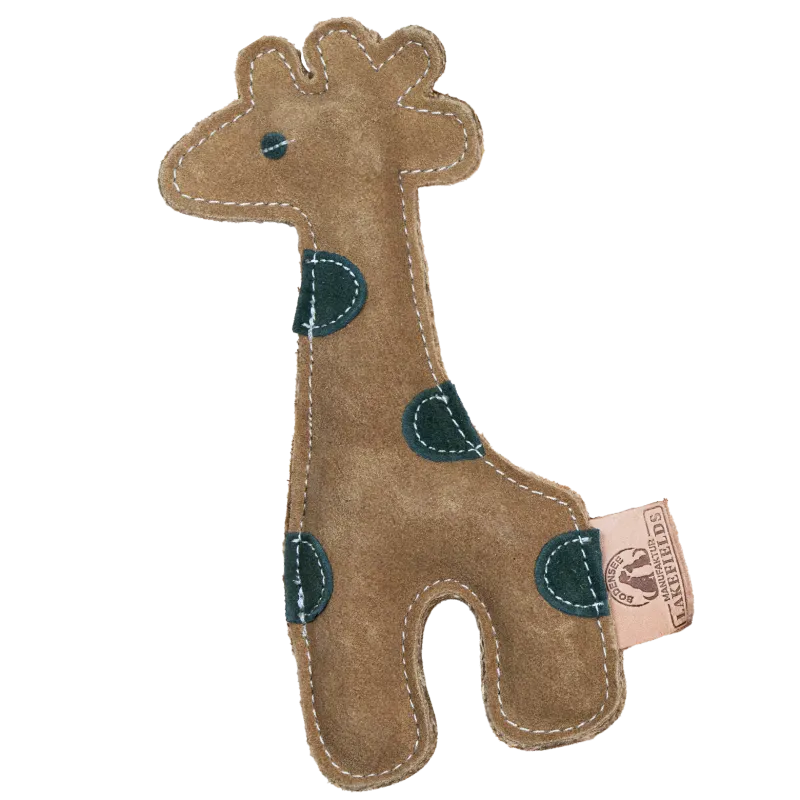 Lederspielzeug Giraffe