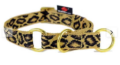 Schlupfhalsband Leo golden medium