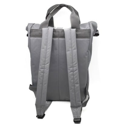 Twin Handle Roll-Top Rucksack Light Grey