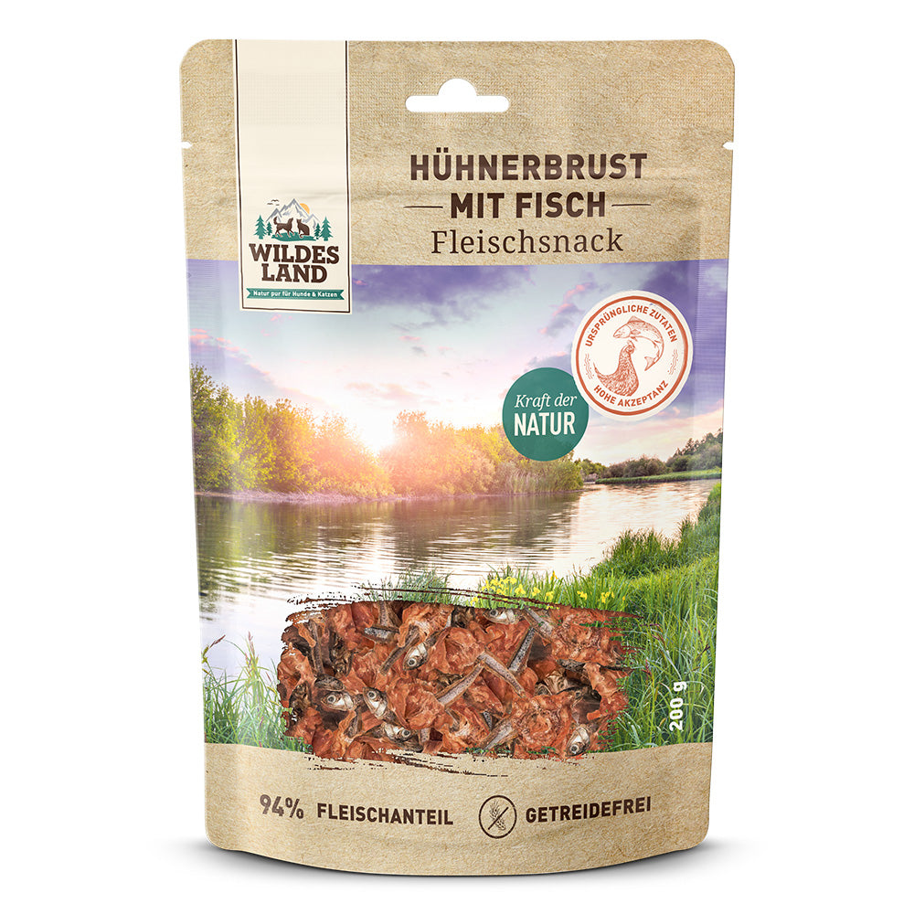 Hühnerbrust mit Fisch 200g