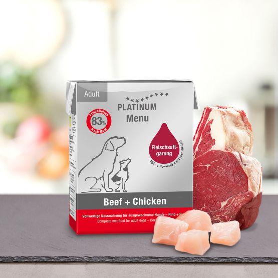 Menu Adult Beef + Chicken 375g