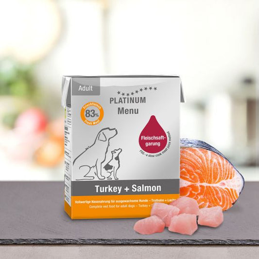 Menu Adult Turkey + Salmon 375g