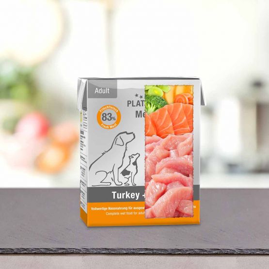 Menu Adult Turkey + Salmon 375g