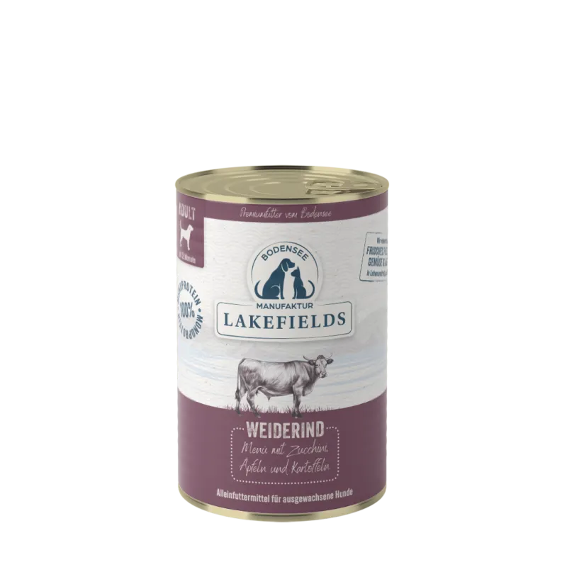 Nassfutter-Menü Rind