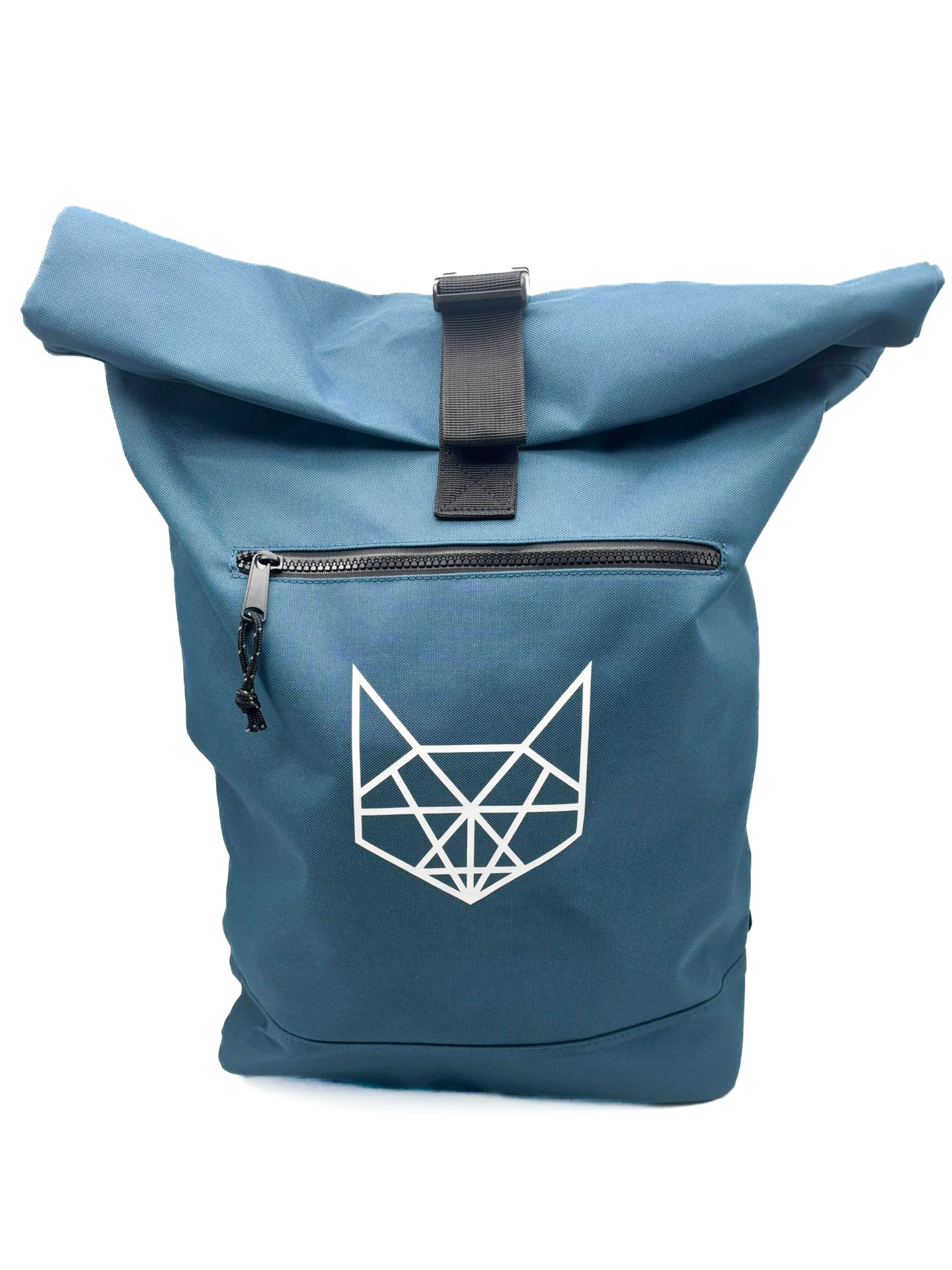 Recycled Roll-Top Rucksack Petrol