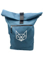 Recycled Roll-Top Rucksack Petrol