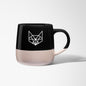 Keramiktasse schwarz 445 ml