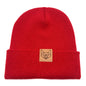 Heavyweight Long Beanie Red